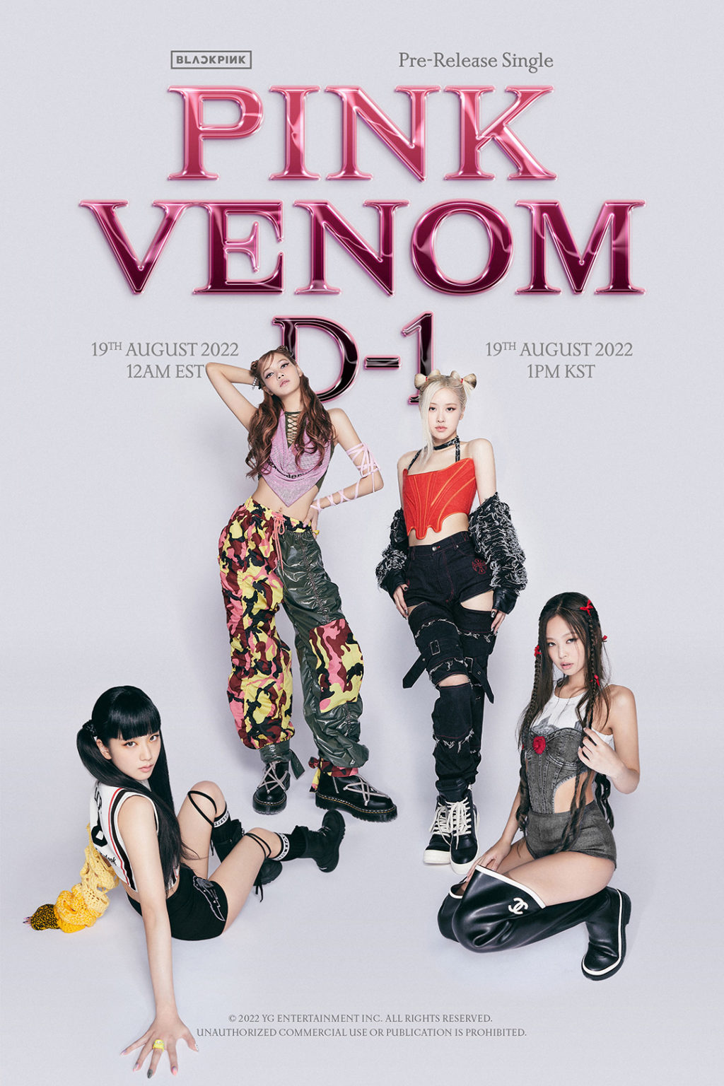 Blackpink D Voile Un Ultime Poster Teaser Pour Pink Venom K Gen