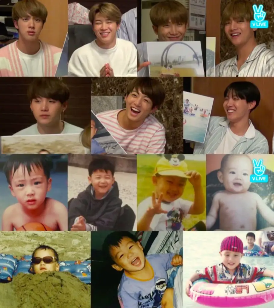 Les BTS dévoilent leurs photos d’enfance KGEN Les BTS dévoilent leurs photos d’enfance KGEN
