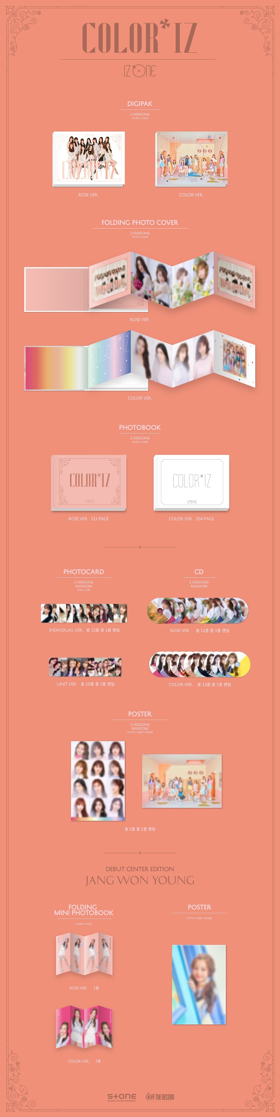 IZ*ONE dévoile ce à quoi ressembleront les deux versions de son premier ...