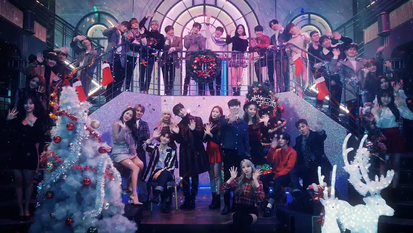 Les artistes de Starship Entertainment dévoilent le MV de « Christmas