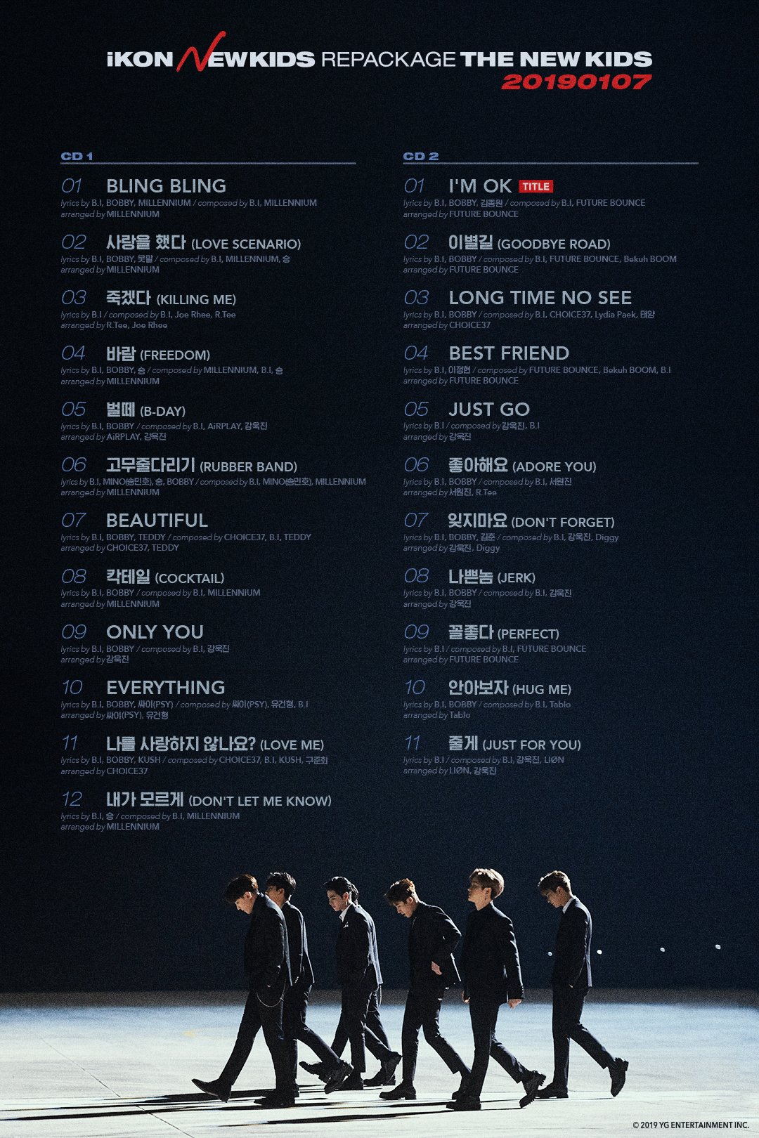 iKON révèle l’impressionnante tracklist de son nouvel album KGEN