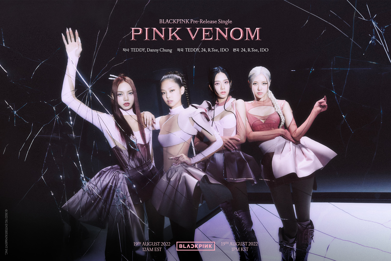 BLACKPINK D voile Une Photo Teaser De Groupe Pour PINK VENOM K GEN