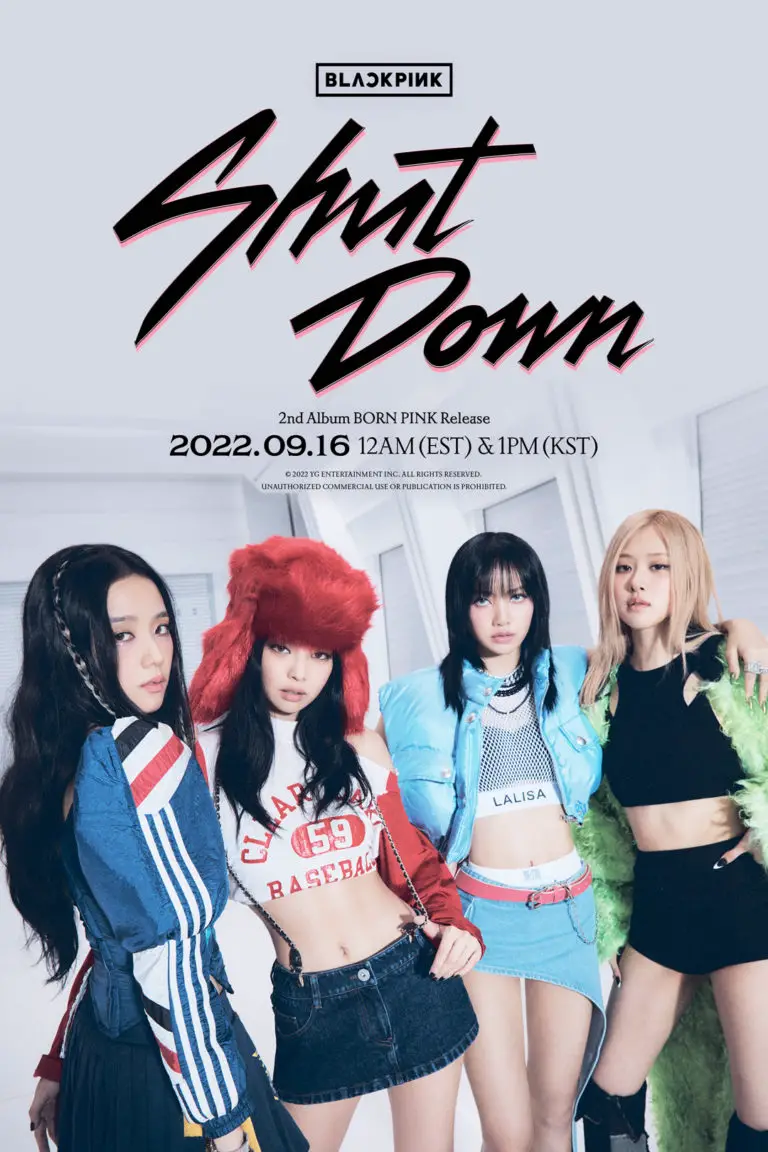 Blackpink Dévoile Un Poster Teaser Pour Son Comeback Avec « Shut Down